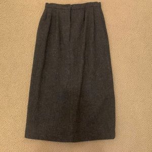 Vintage wool pencil skirt
